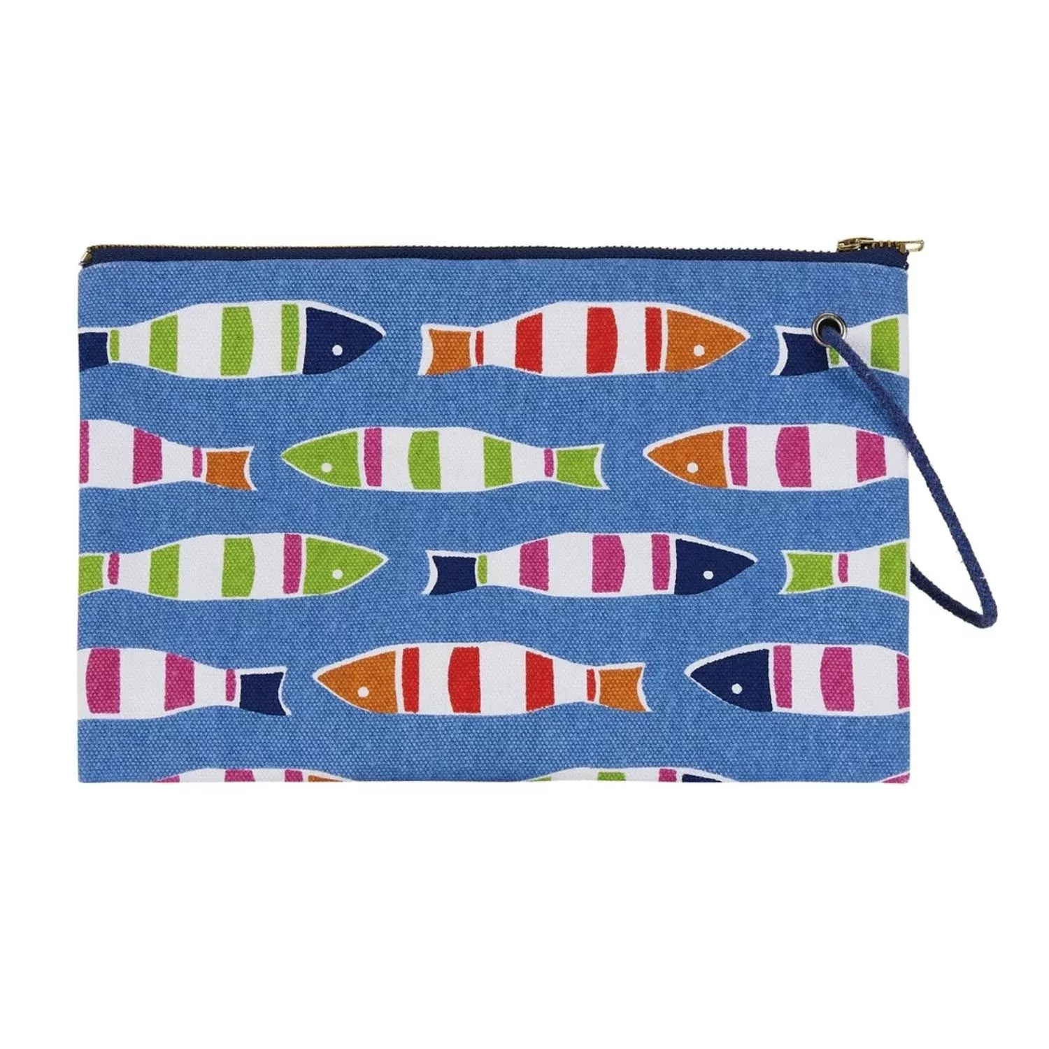 Picket Fish Wristlet, 10" x 6"