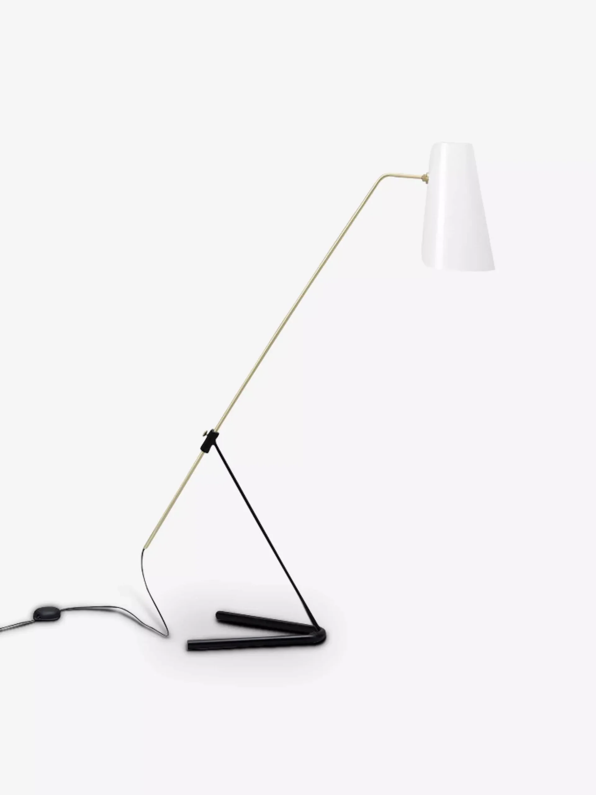 Pierre Guariche G21 Floor Lamp in White