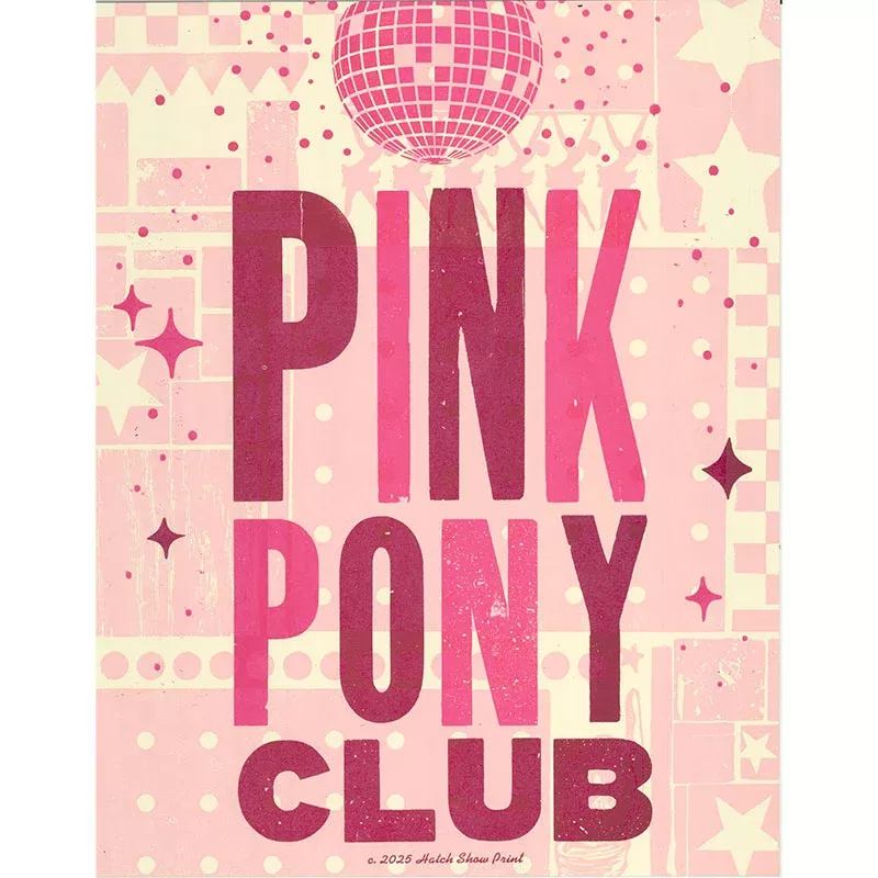 Pink Pony Club Poster