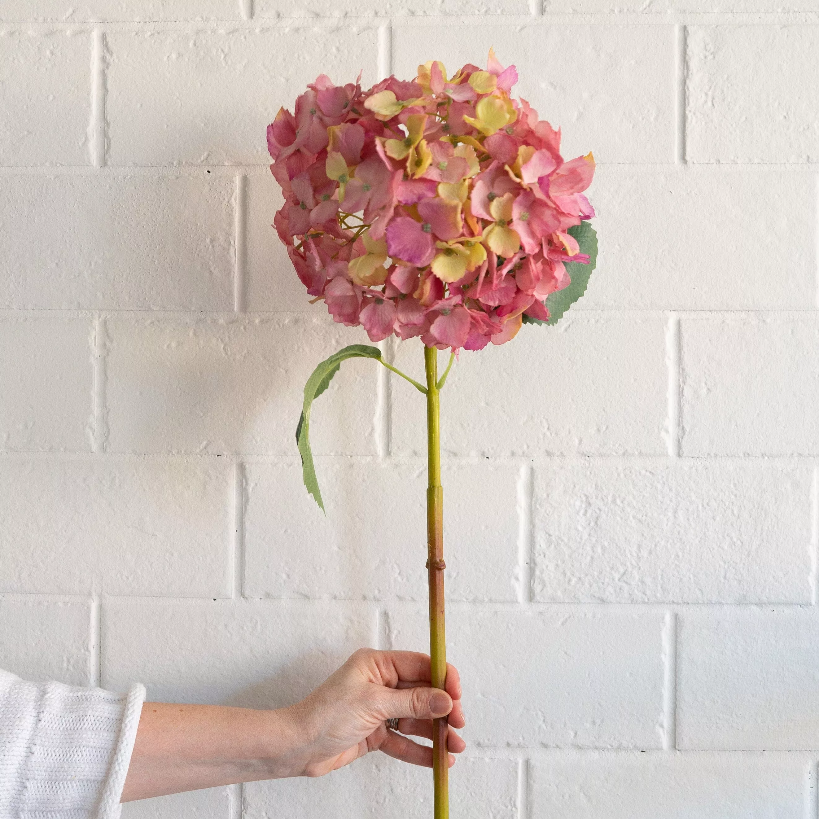 Pink/Yellow Hydrangea 32"