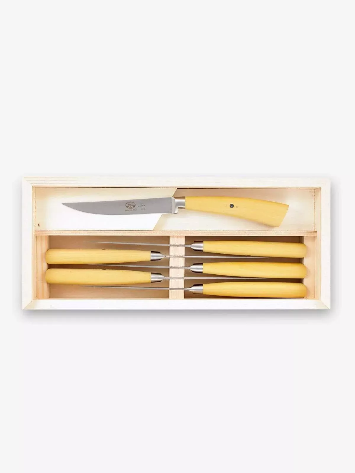 Plenum Steak Knife Set in Boxwood