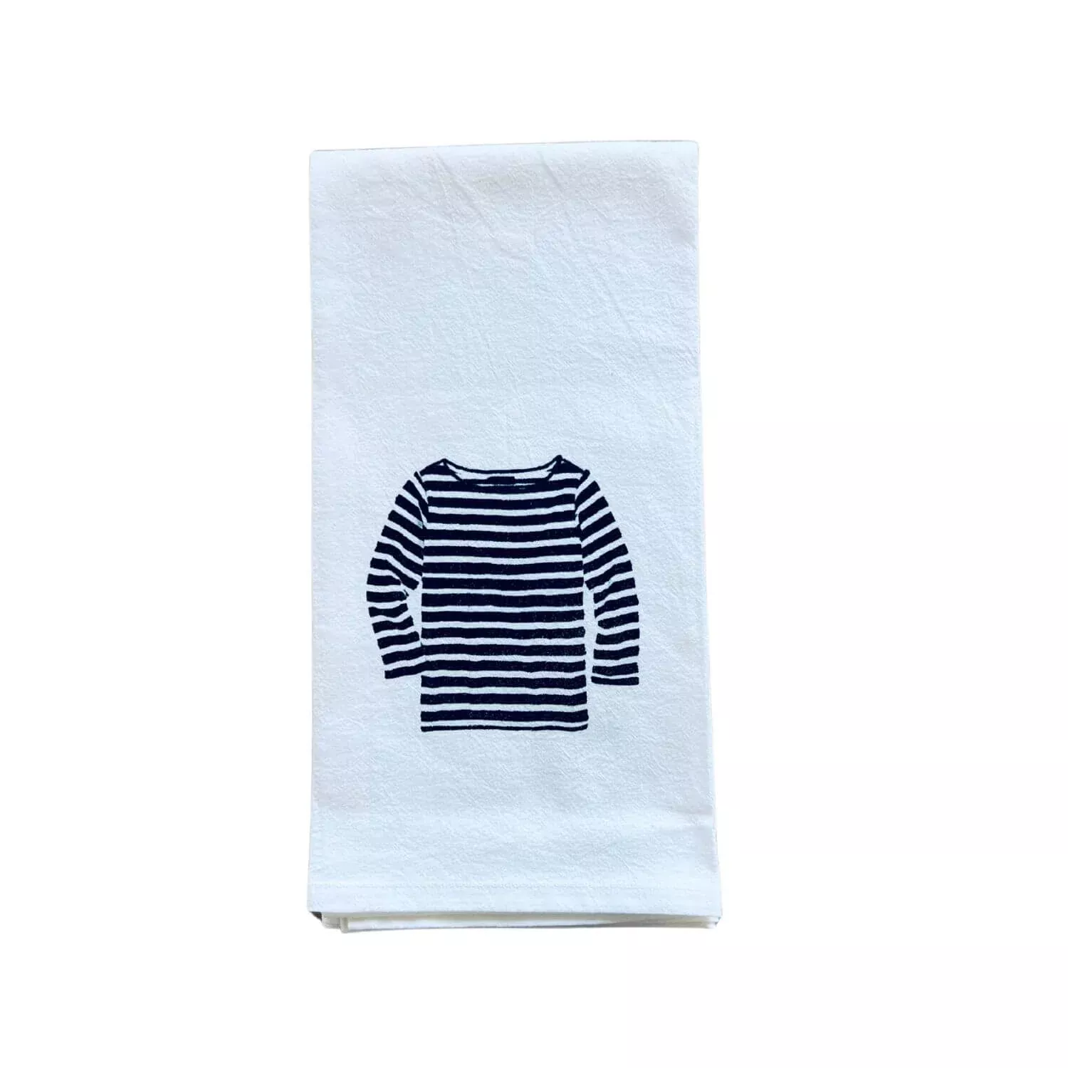 Preppy Striped Shirt Tea Towel