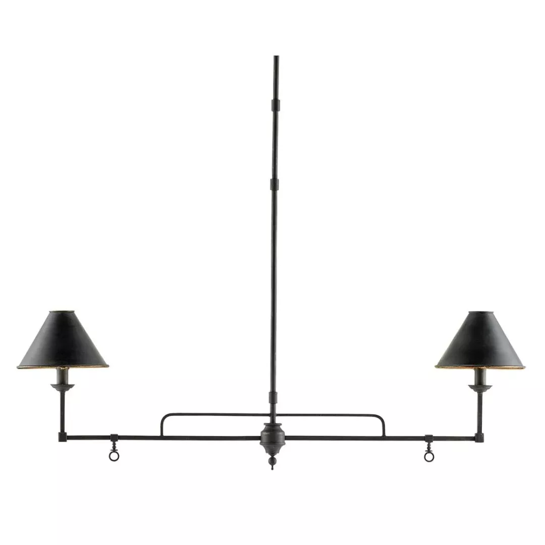 Prosperity Black Rectangular Chandelier