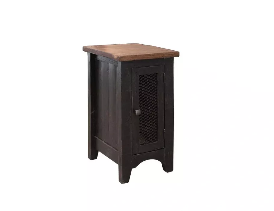Pueblo Black 1 Mesh Door