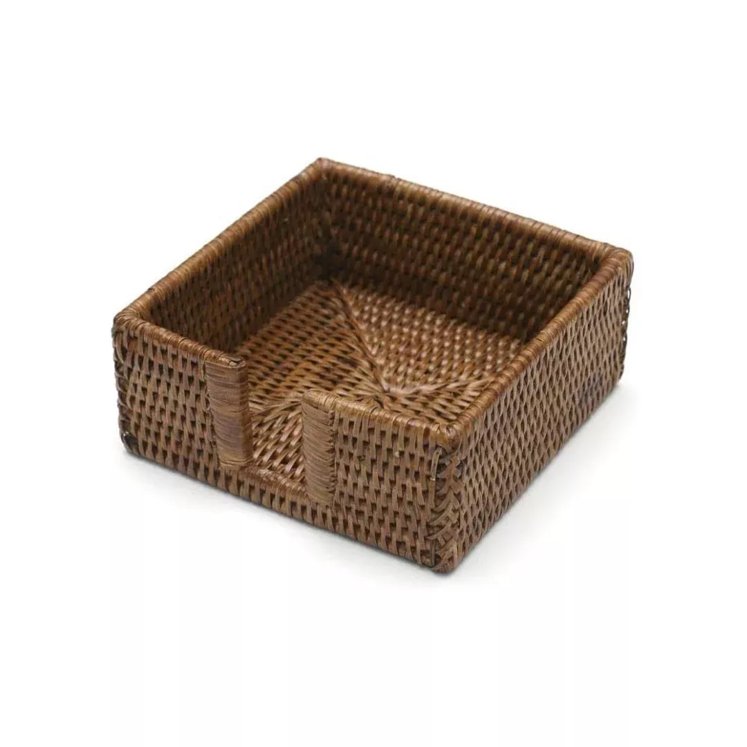 Rattan Square Napkin Holder