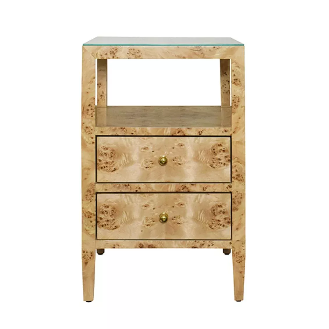 Roscoe Burl Wood Side Table