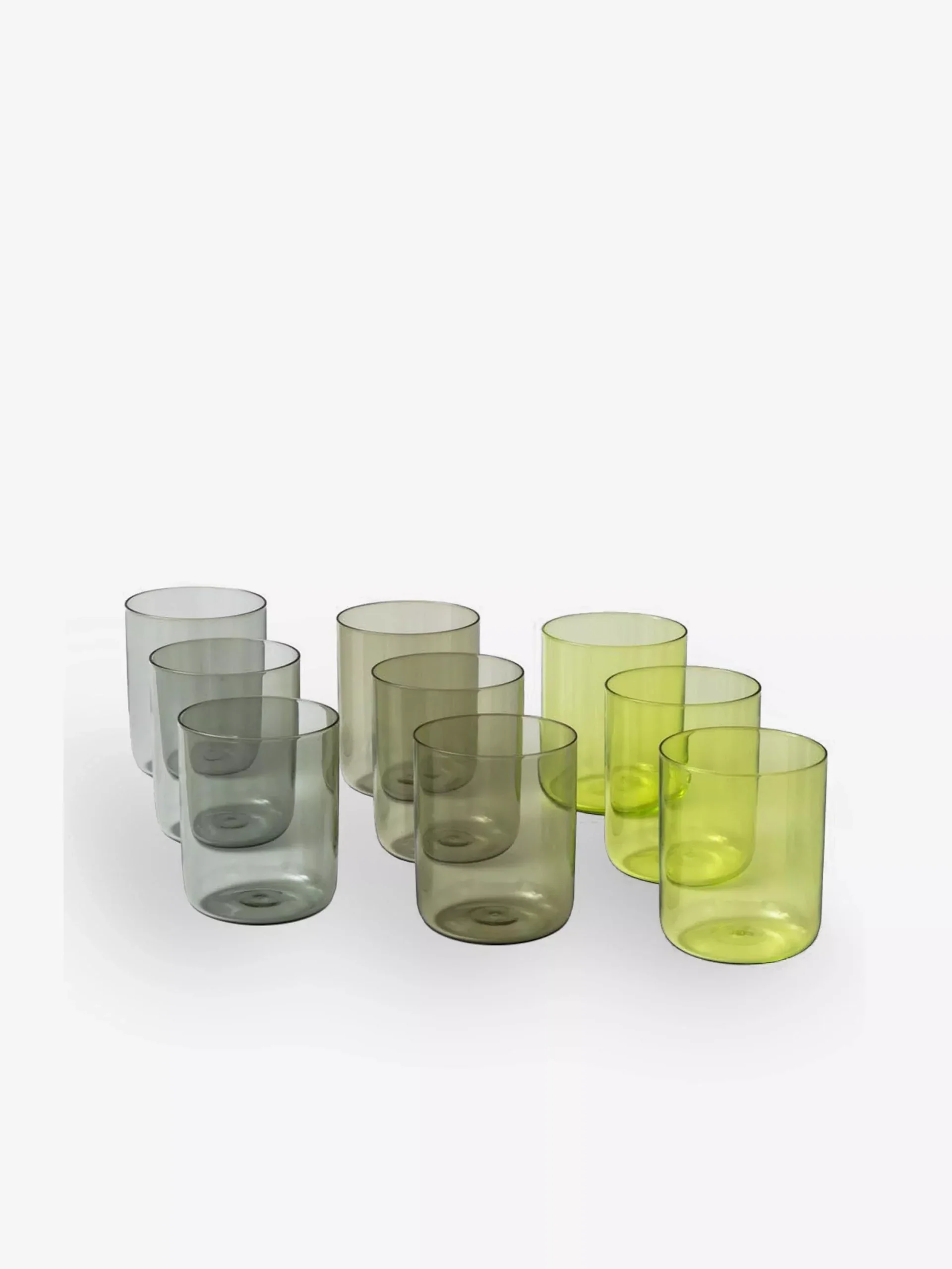 Saisons des Verres Set of Nine Glasses