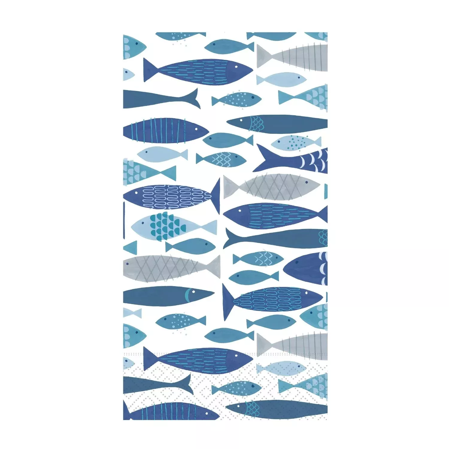 School of Fish Paper Guest Towels (Pack of 16)