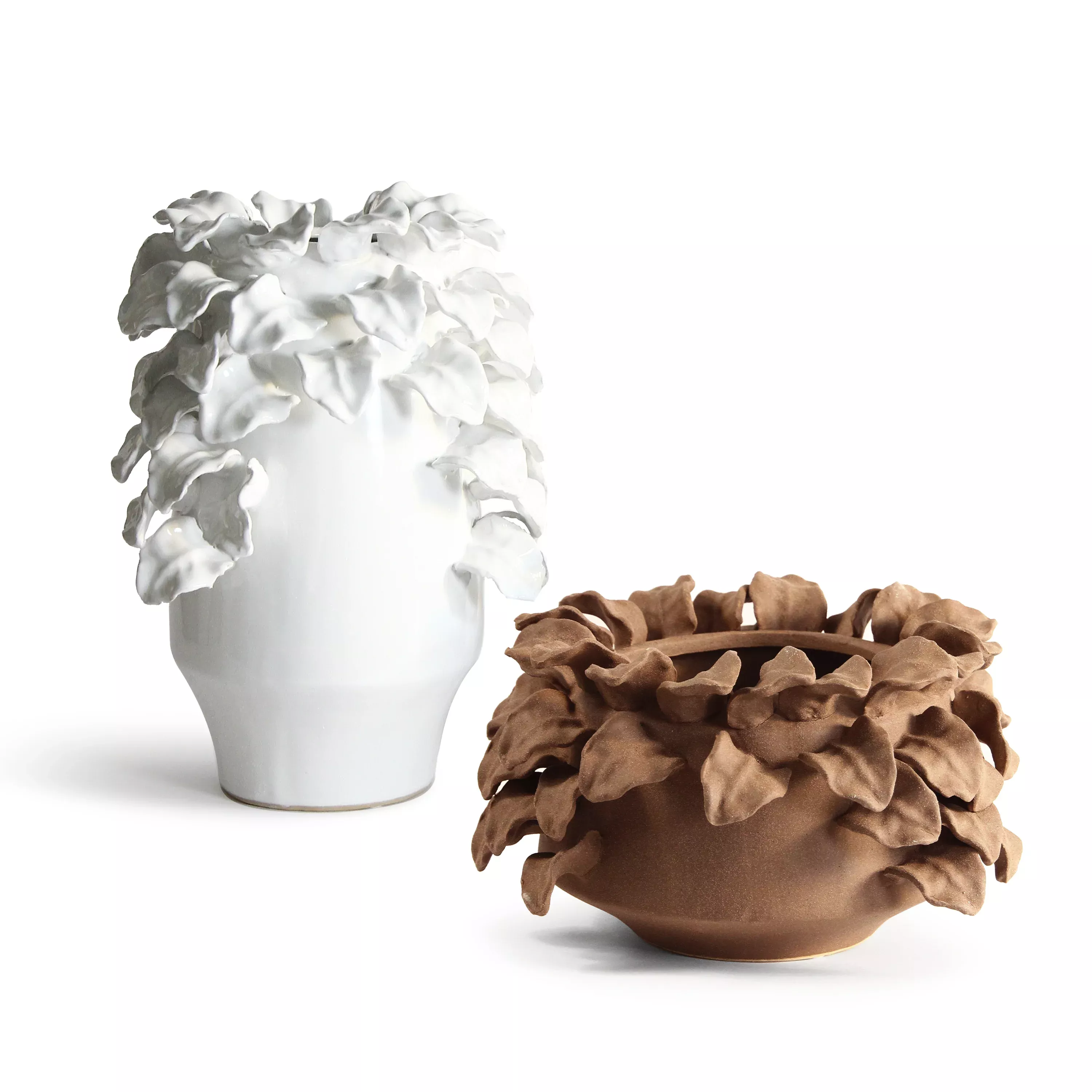 Sculpted Petal Vase