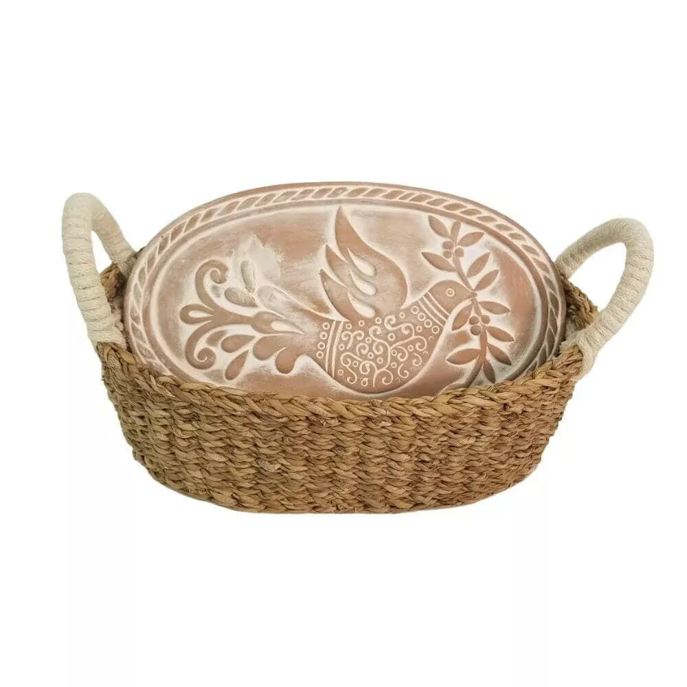 Seagrass Bread Warmer, Oval