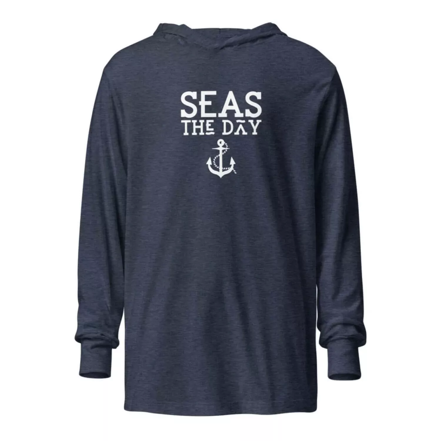 Seas the Day Hooded Long Sleeve Tee, Unisex