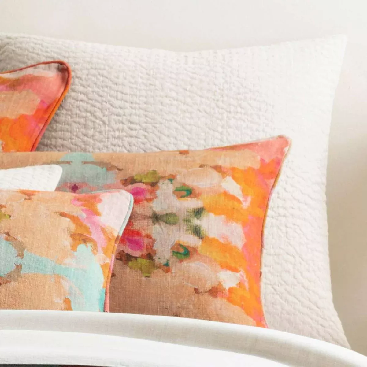 Seychelles Dove White Quilted Sham
