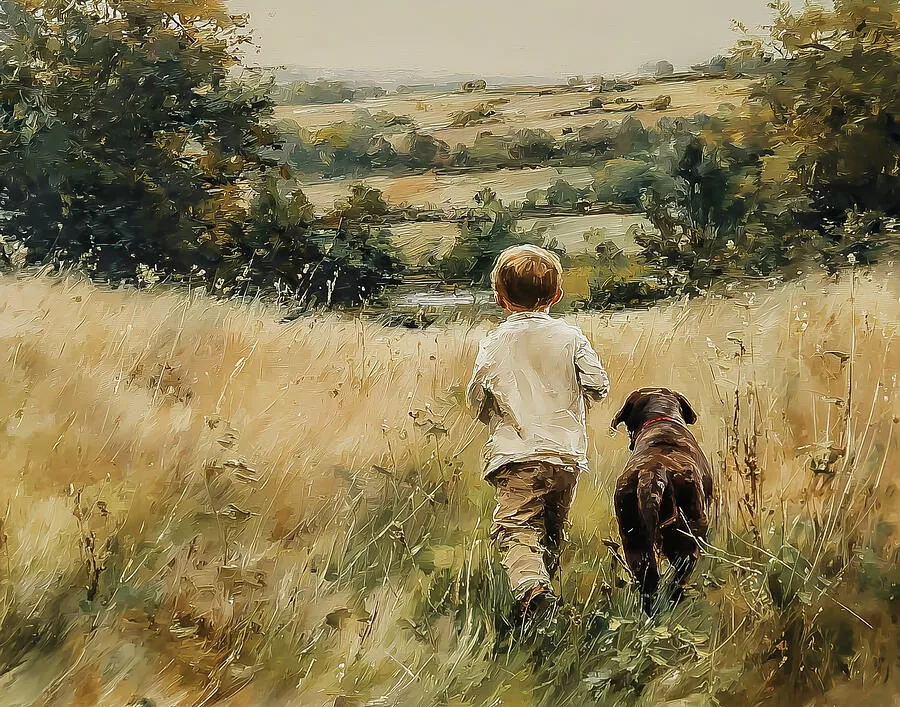 Side by Side Through Summer Grass