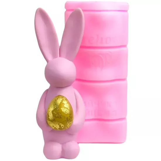 Silicone mold Bunny with egg 3