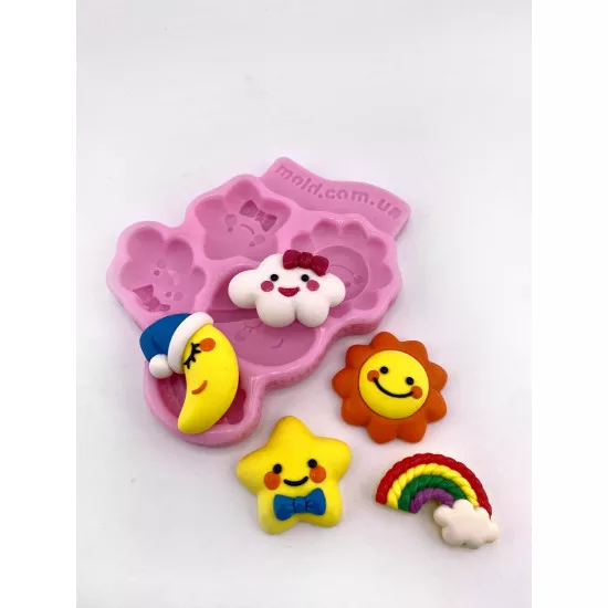 Silicone mold Children's set 2