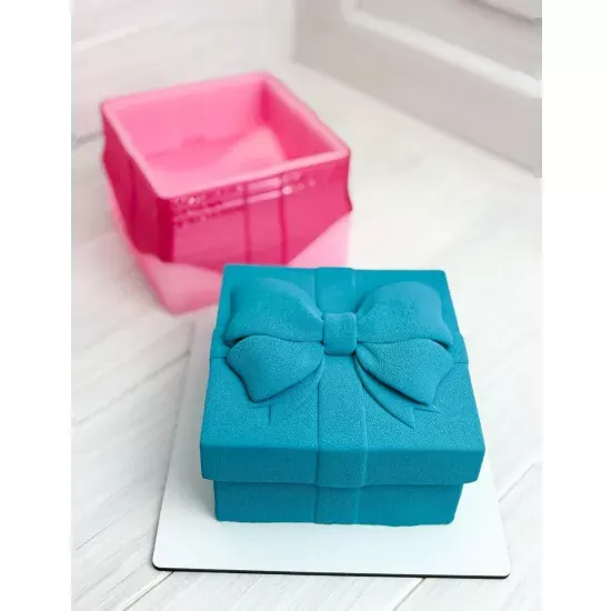 Silicone mold Gift box square bento 900 ml Orehova