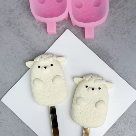 Silicone mold Lamb popsicle 85 ml Orehova