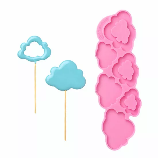 Silicone mold Lollipops clouds 2