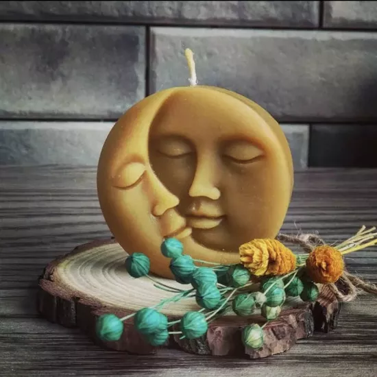 Silicone mold moon and sun