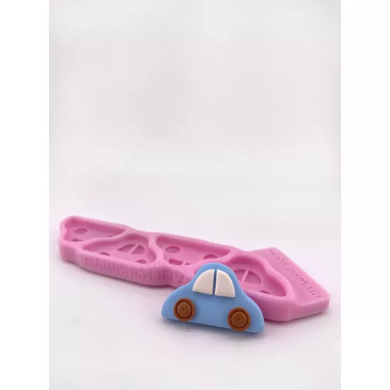 Silicone mold Toy cars 2D