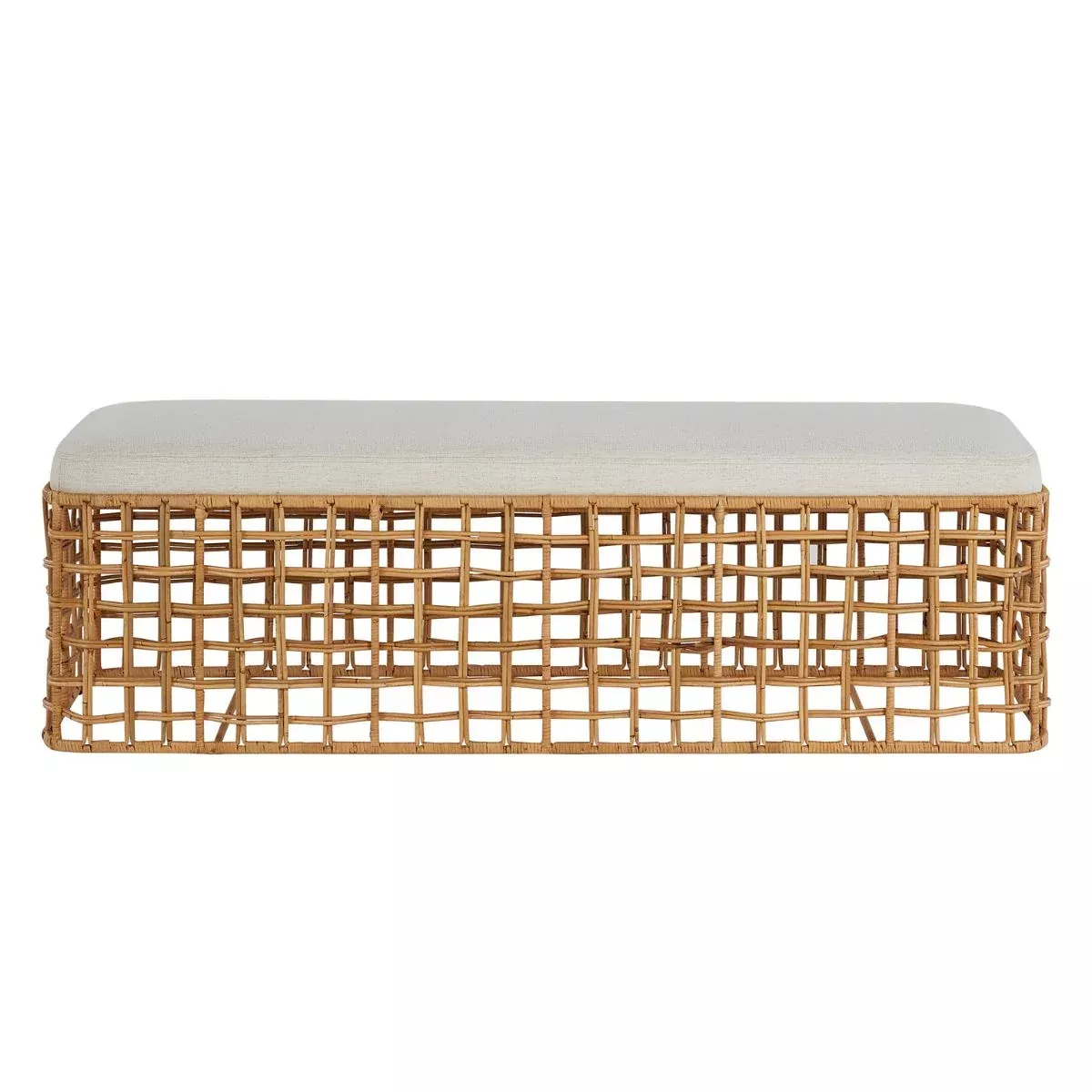 Sira Rattan Bench