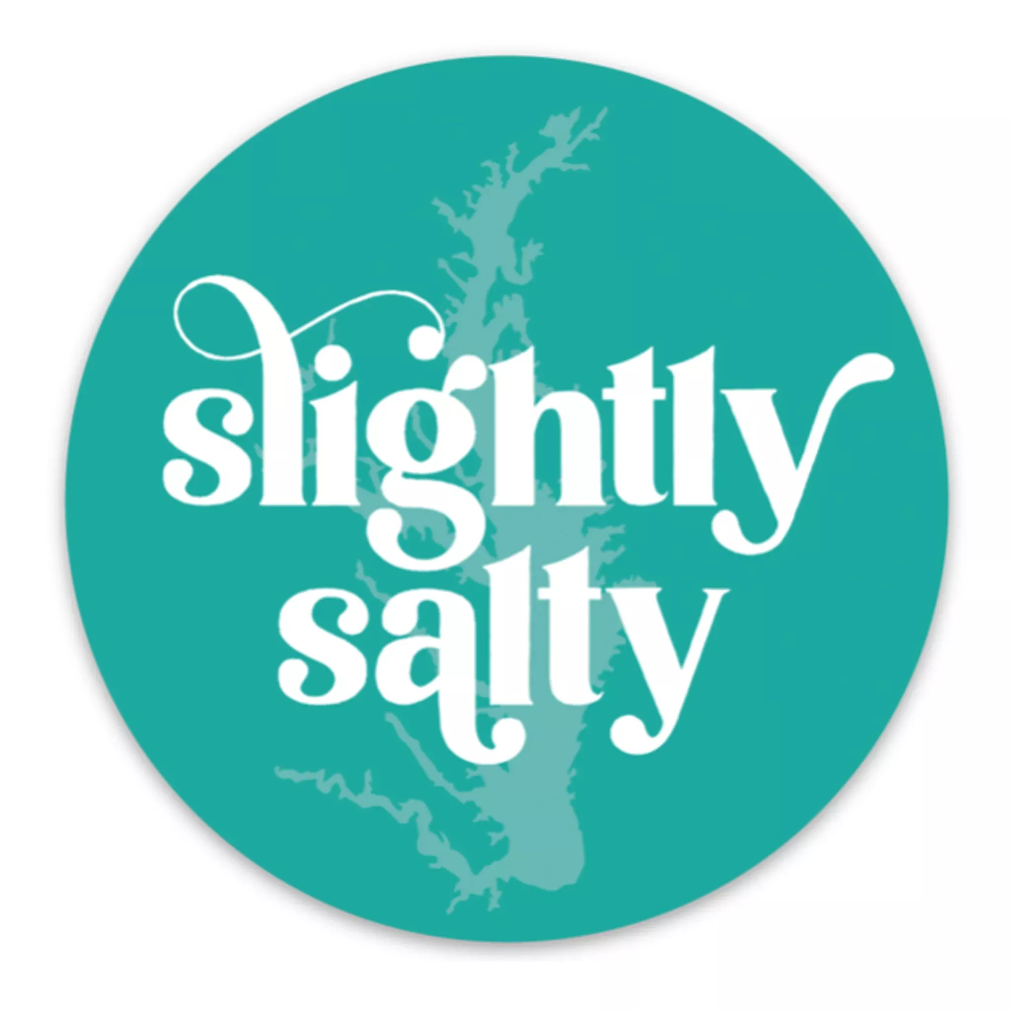 Slightly Salty Chesapeake Bay Vinyl Sticker