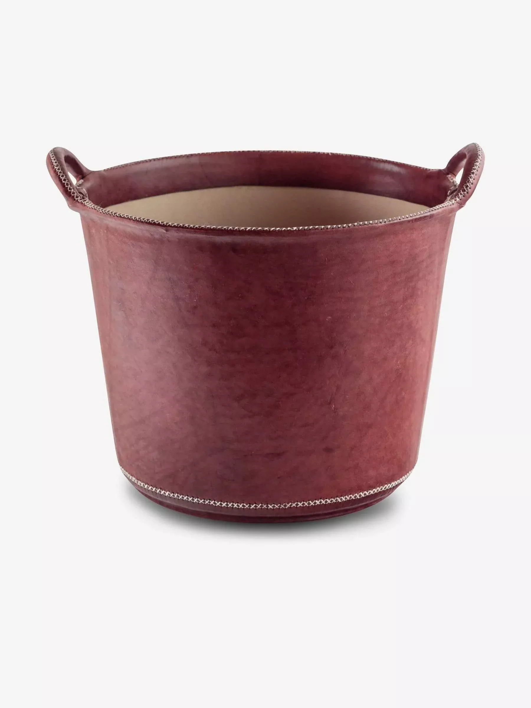 Small Leather Basket