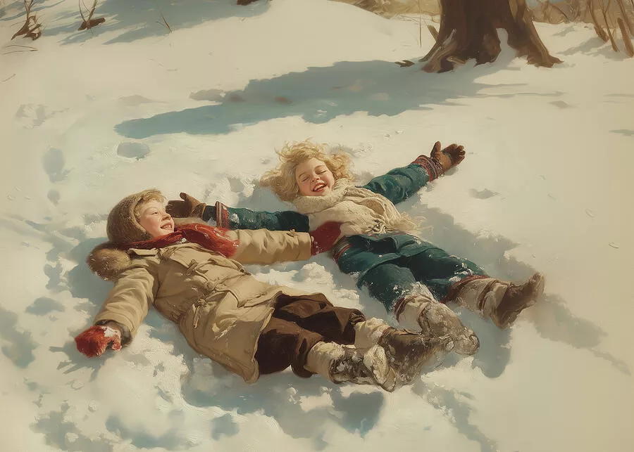 Snow Angels at First Light