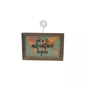 "And So The Adventure Begins" 4"x6" Wood Sign - AW028