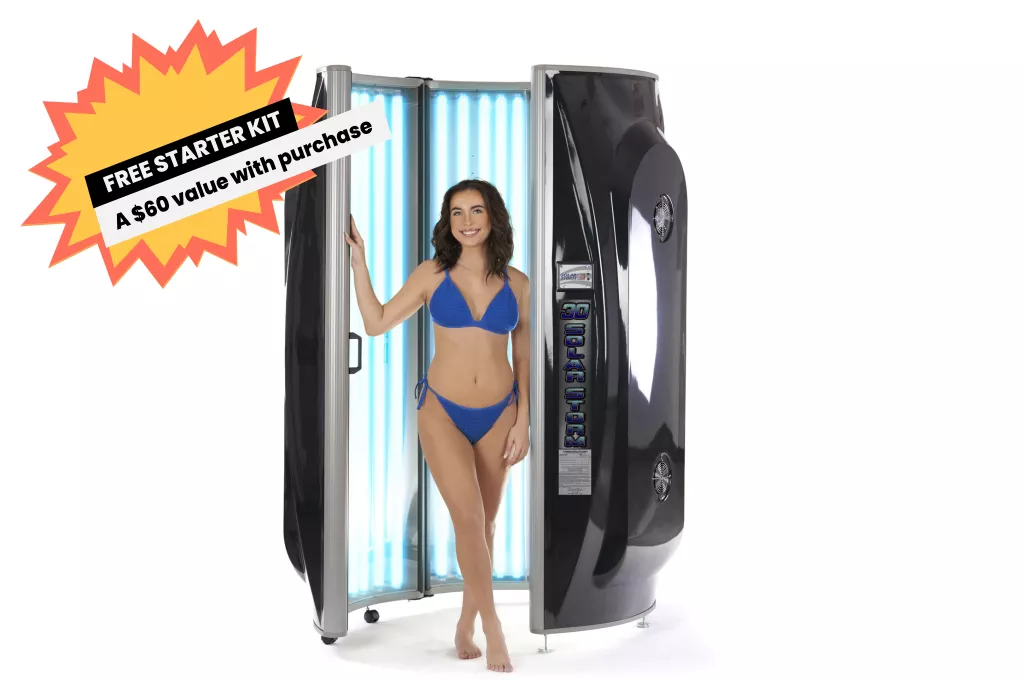 Solar Storm 30 Vertical 110 Volt Tanning Bed