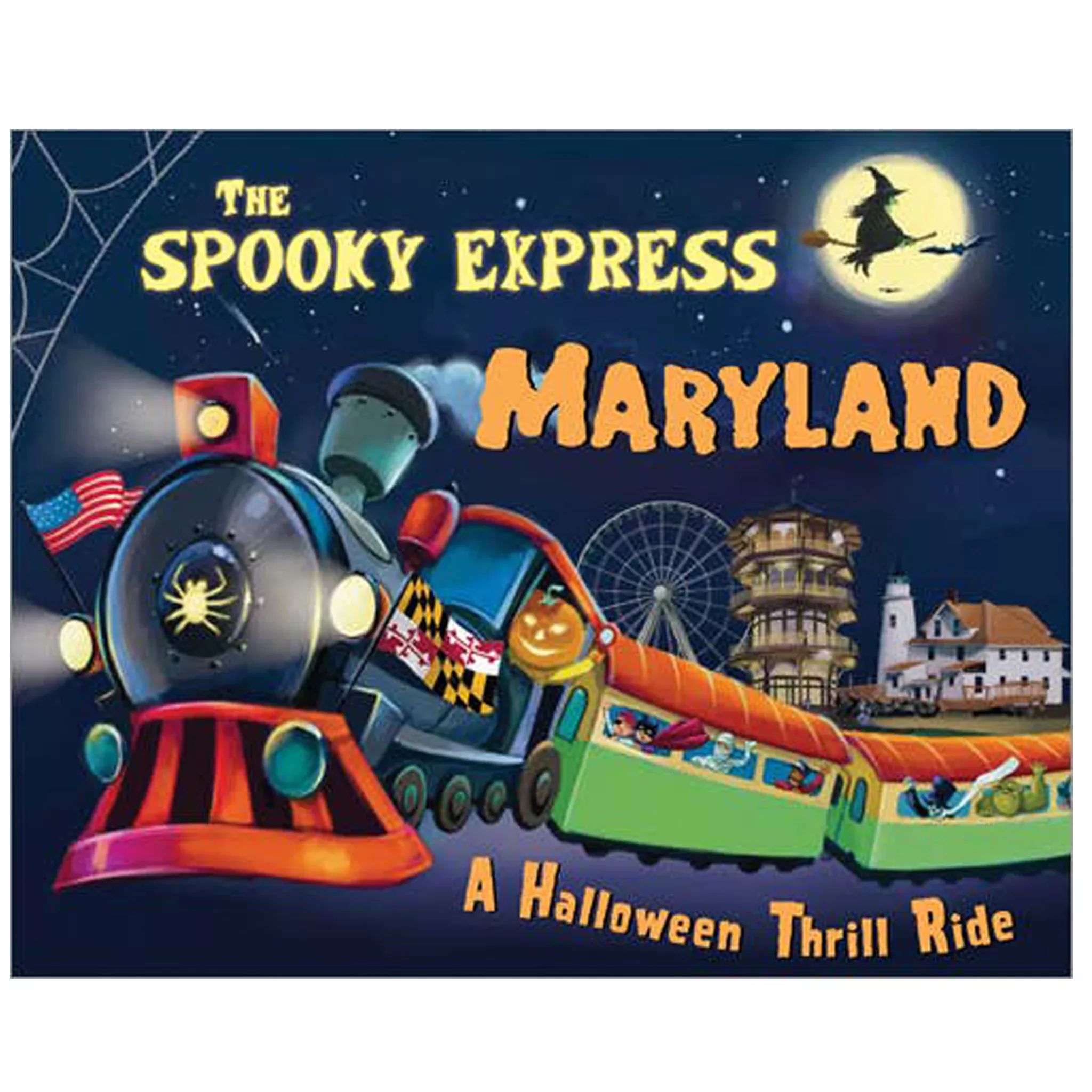 The Spooky Express Maryland Halloween Children's Book