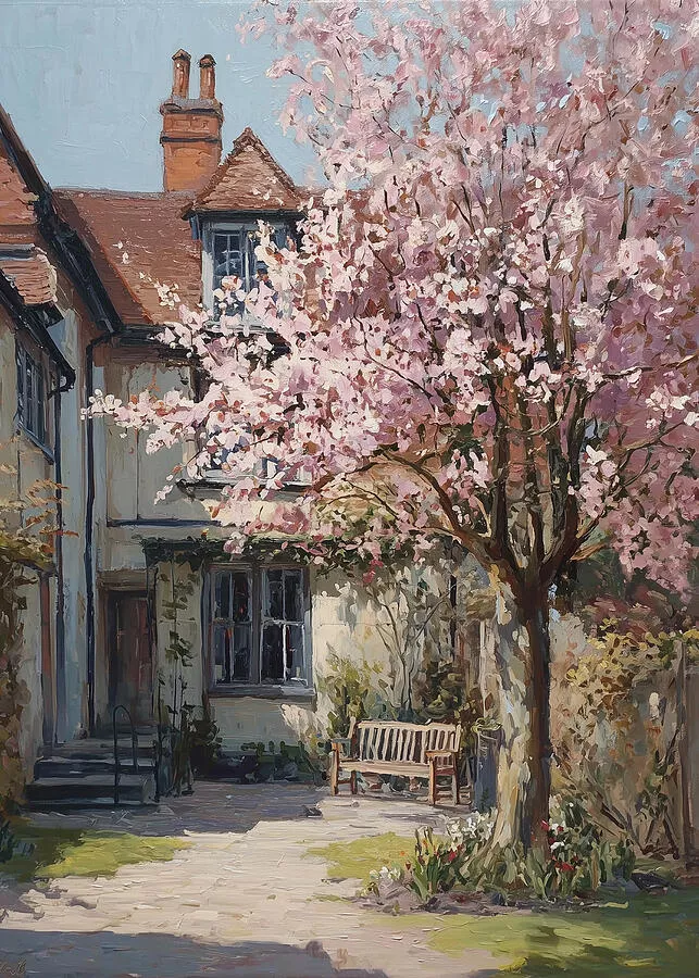 Spring Blossoms at the Cottage Garden