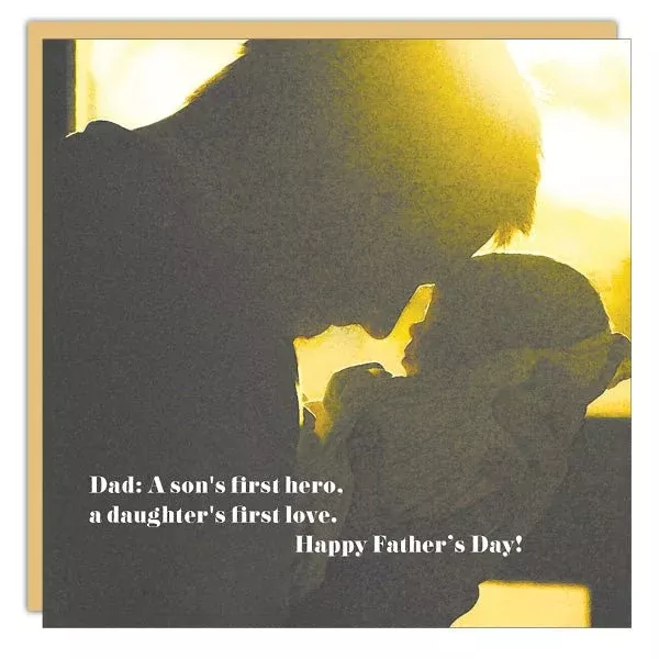 Stationery - Father's Day Card - A Son's First Hero