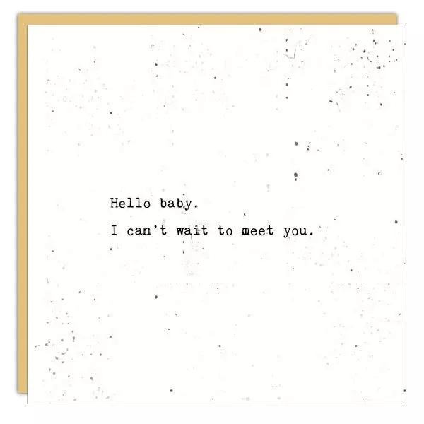 Stationery - Little Gem Card - Hello Baby