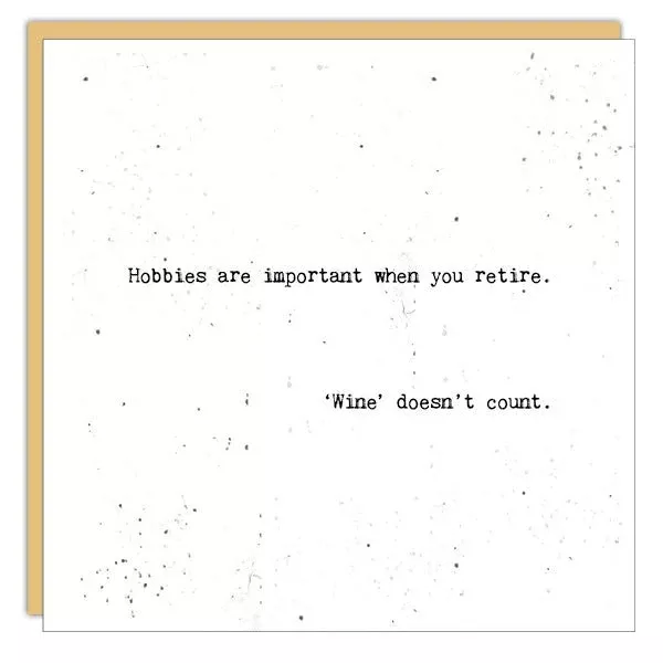 Stationery - Little Gem Card - Hobbies Are Important