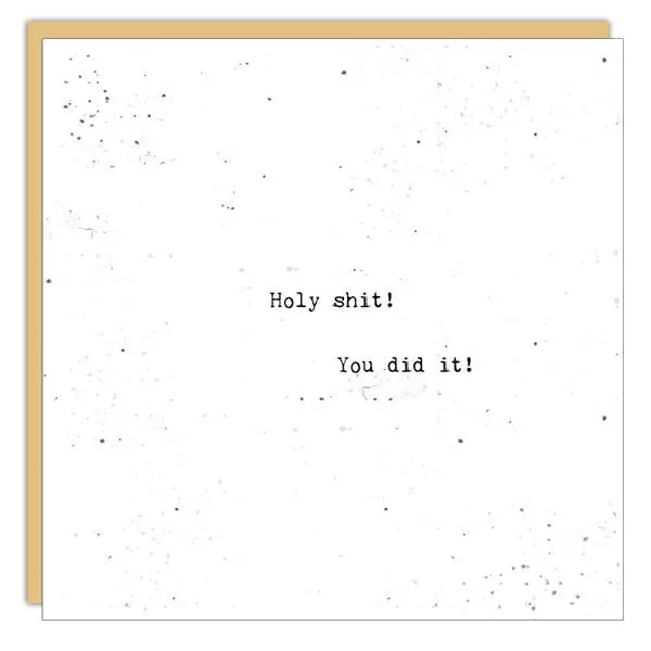 Stationery - Little Gem Card - Holy Shit