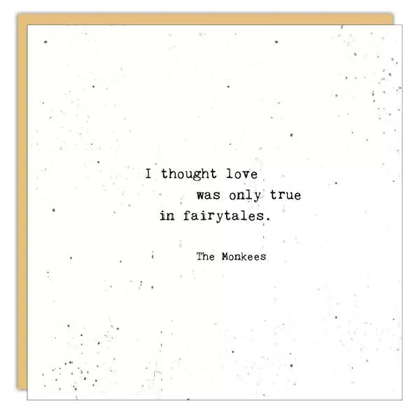 Stationery - Little Gem Card - I Thought Love