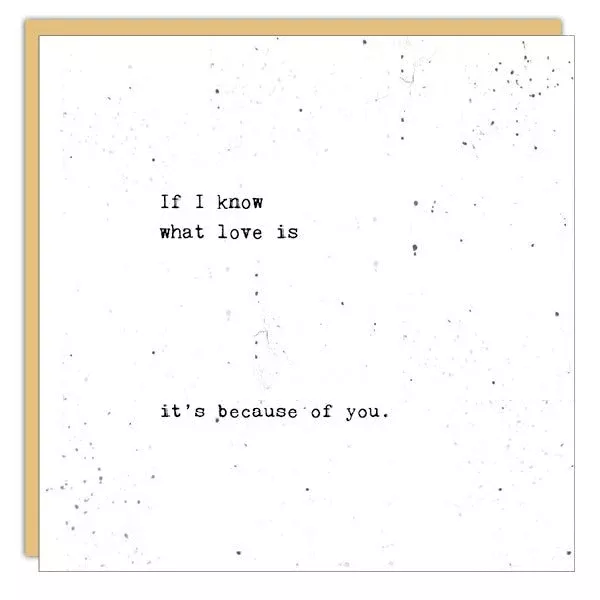Stationery - Little Gem Card - If I Know