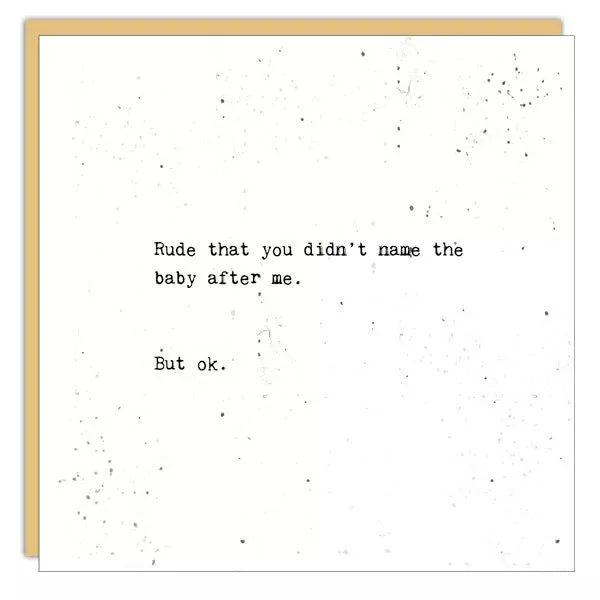 Stationery - Little Gem Card - Rude