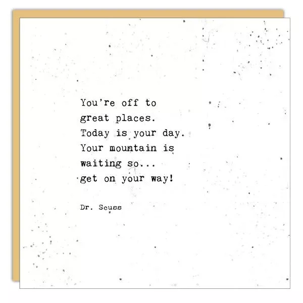 Stationery - Little Gem Card -You’re Off