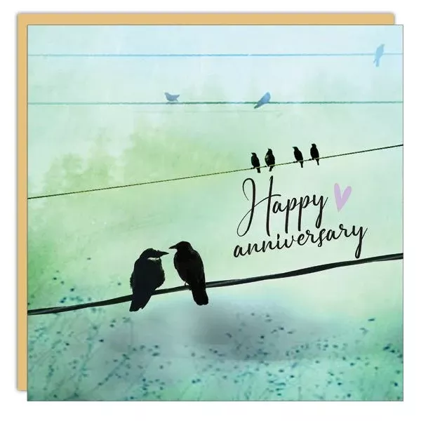 Stationery - Lost & Found Card - Anniversary Crows