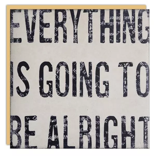 Stationery - Lost & Found Card - Everything Is Going To Be Alright