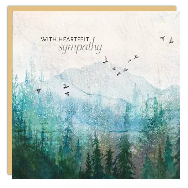 Stationery - Lost & Found Card - With Heartfelt Sympathy