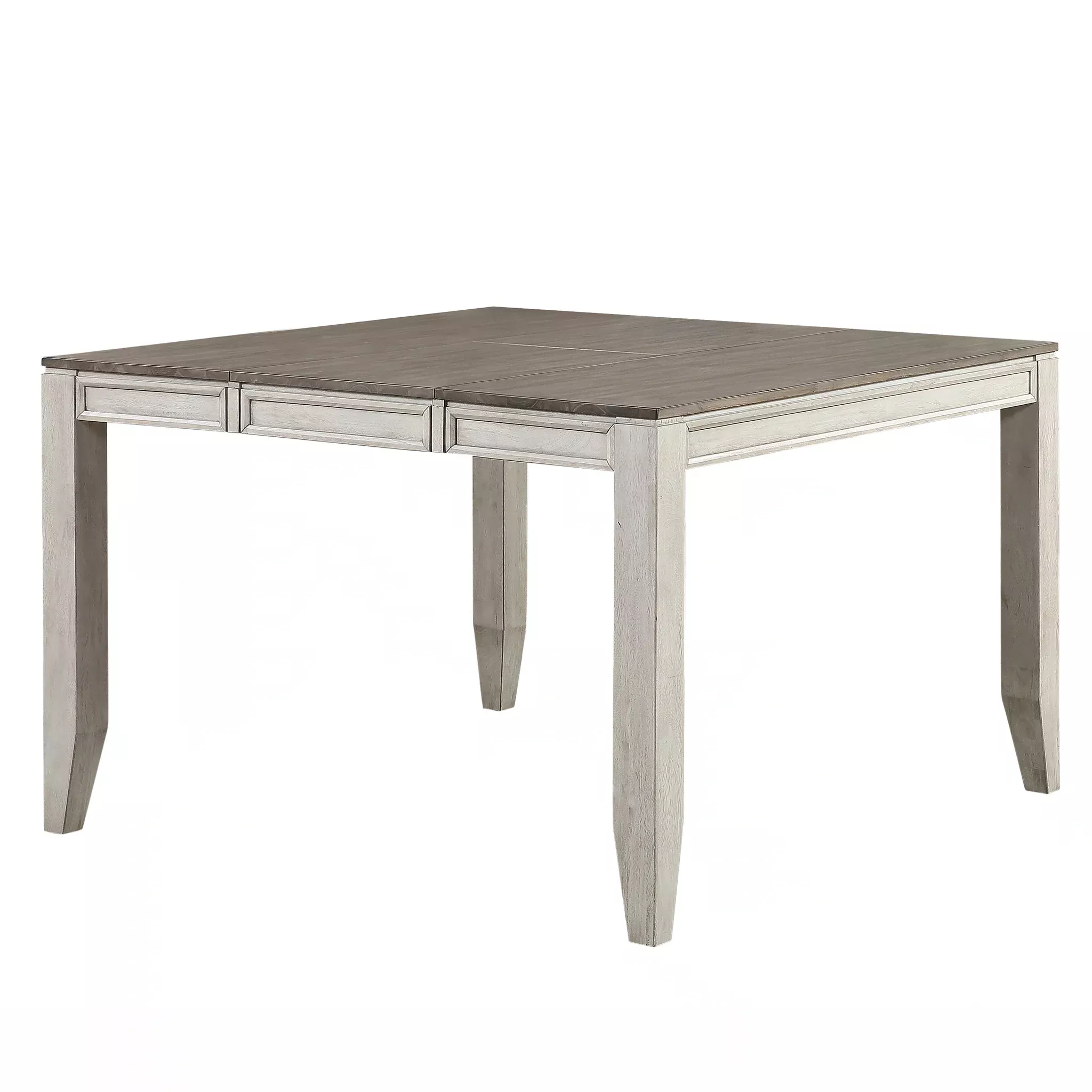 Steve Silver Abacus Butterfly Leaf Counter Table in Smoky Alabaster