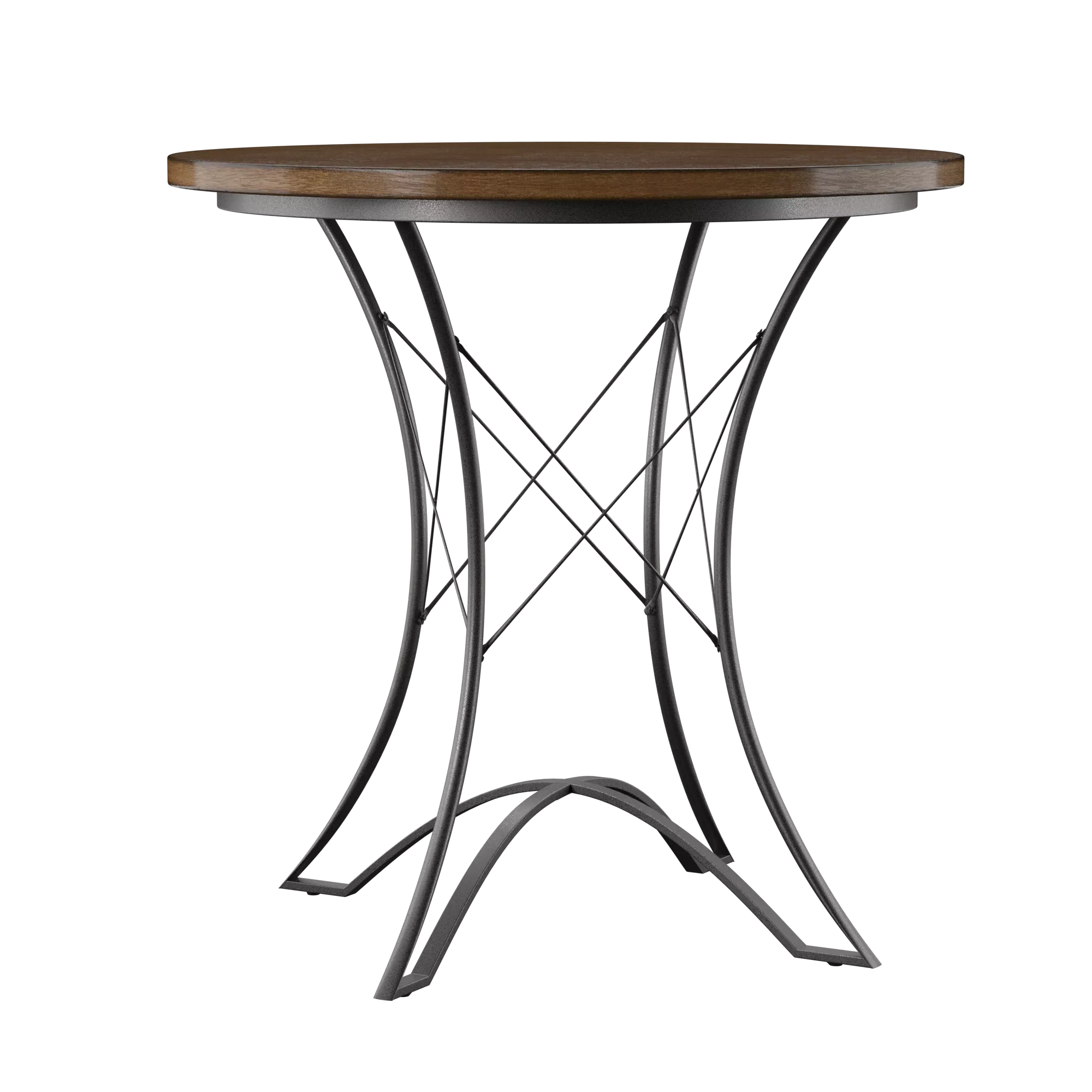 Steve Silver Adele Round Counter Table in Warm Honey