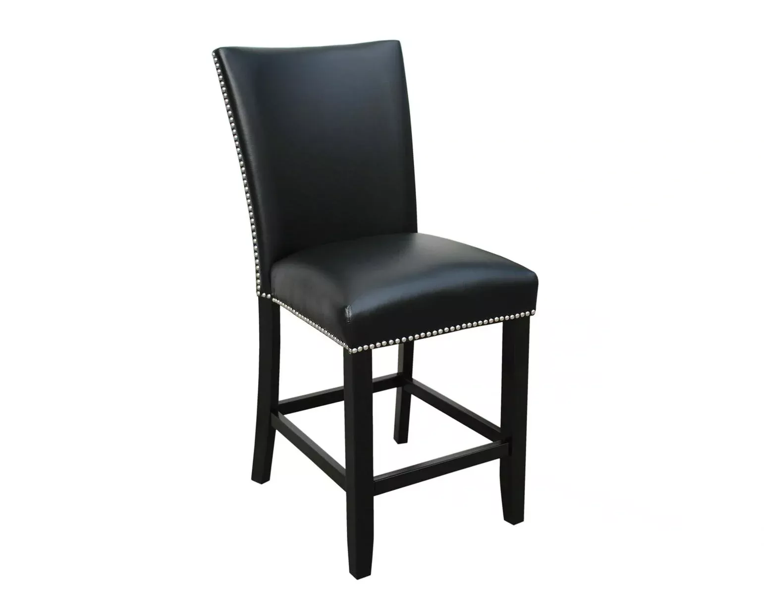 Steve Silver Camila Black Counter Chair in Black (Set of 2)