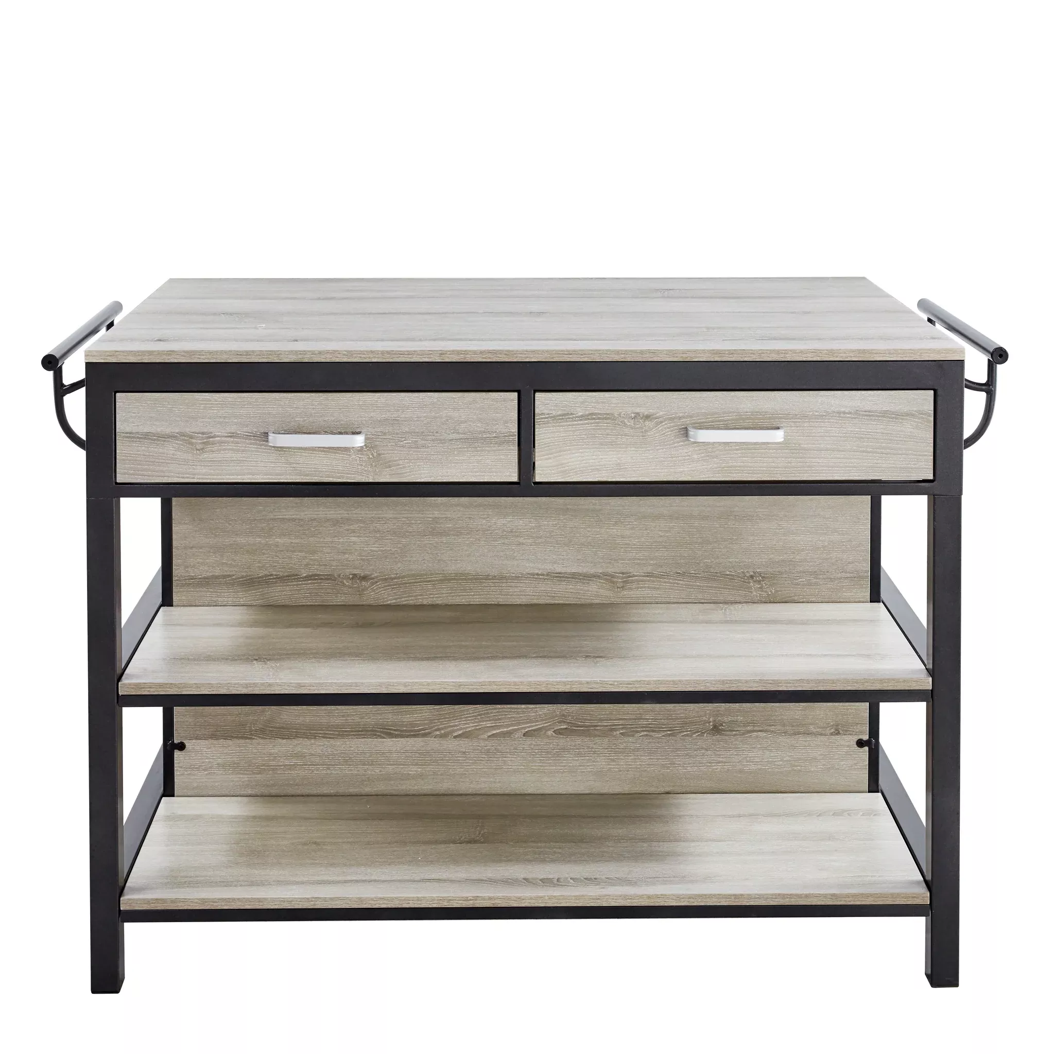 Steve Silver Carson Counter Kitchen Table in Weathered Driftwood