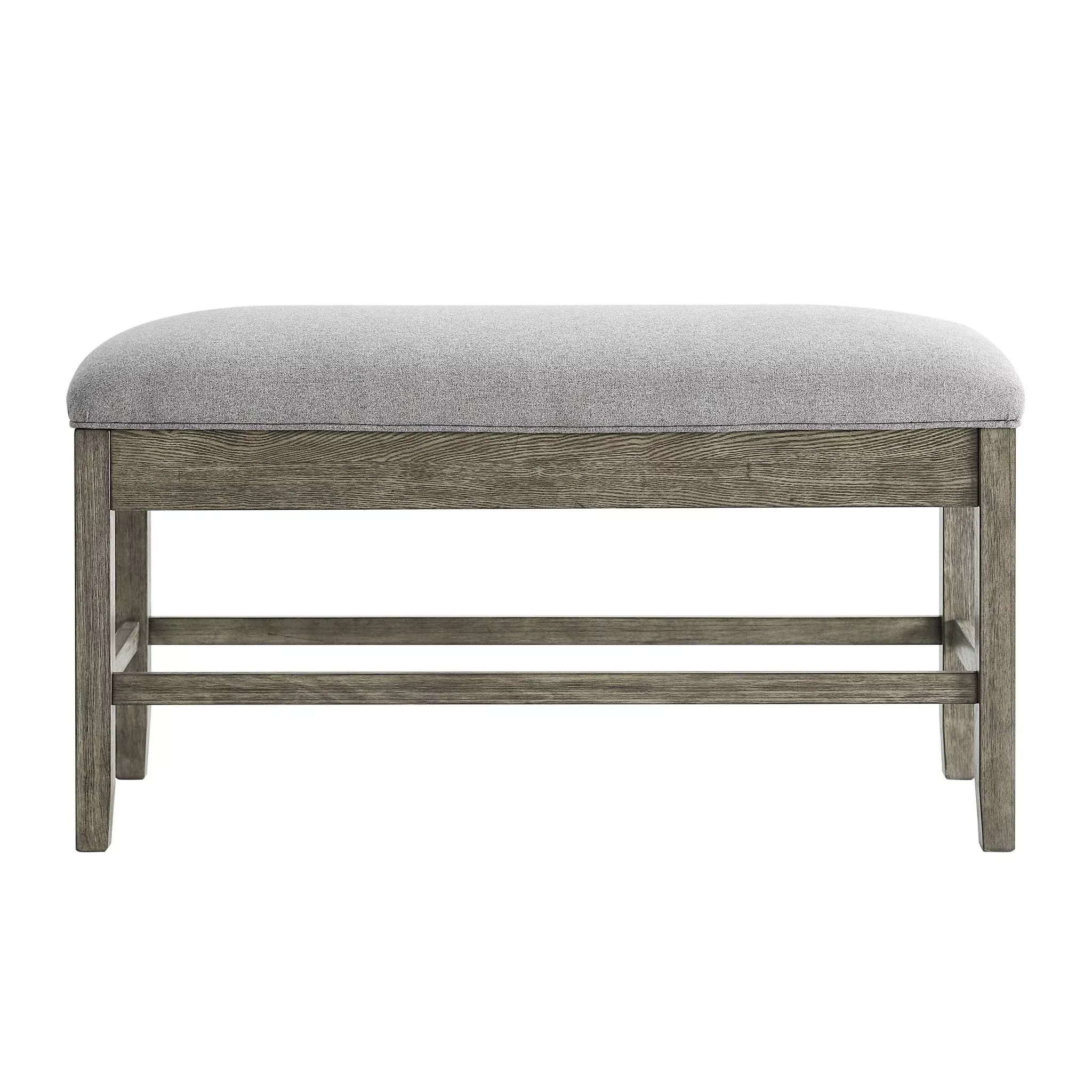 Steve Silver Grayson Storage Counter Bench in Driftwood