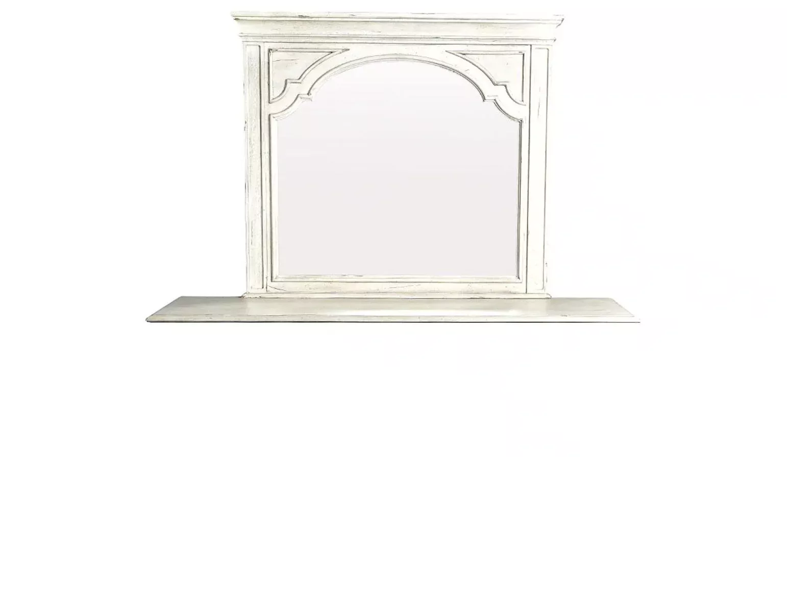 Steve Silver Highland Park Mirror in Cathedral White