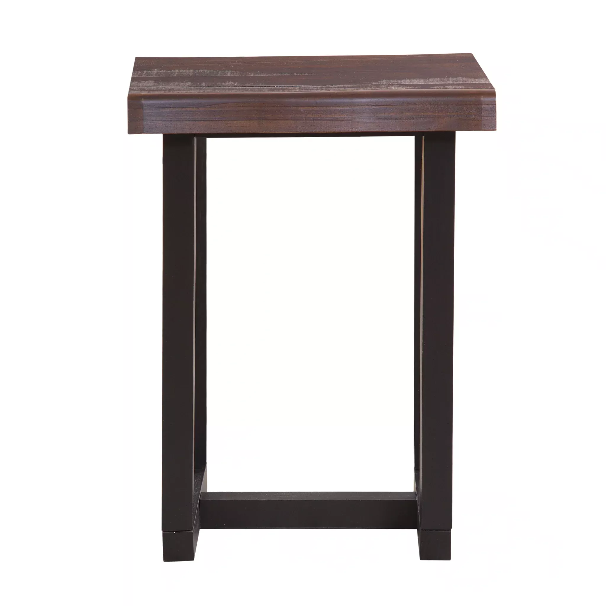 Steve Silver Jennings Live Edge Stool in Cherry (Set of 2)